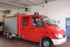 TSF in Fahrzeughalle